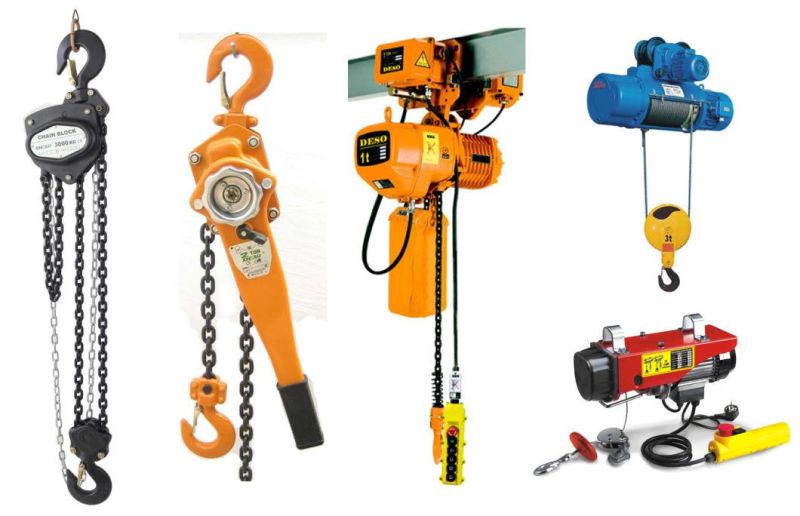 Construction Manual Lifting Steel Chain Hoist / Manual Chain Block a Type