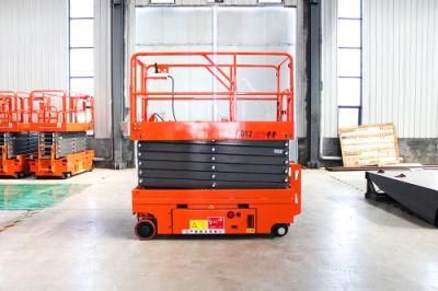 Indoor Hotel Factory Warehouse 6-14m 300-1000kg CE Aligenment Man Boom Post Scissor Lift