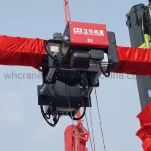 Euro Style Motor Lifting 5 Tons Electric Wire Rope Hoist 6m