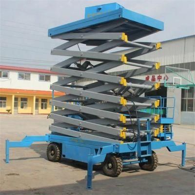 High Quality 3t Hydraulic Scissor Lift with Lift Height 6.4m for Hot Sale