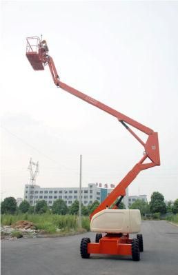 22m Self-Propelled Articulated Boom Lift with Hydraulic Control