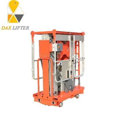 CE Approved Two Mast Stable Structure Aluminum Alloy Hydraulic Lift