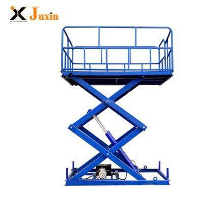 Fixed Stationary Hydraulic Scissor Car Lift Scissor Table Cargo Lift