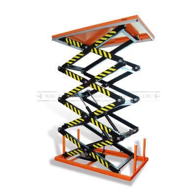 2.2kw Battery Powered Electric Four Scissor Lift Table