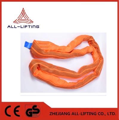 Heavy Duty 80t Orange Polyester Round Sling