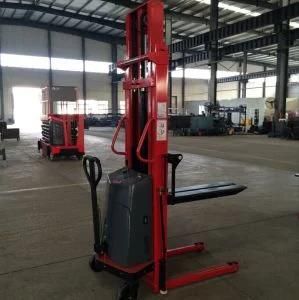 Semi Electric Hydraulic Stacker with High Performance