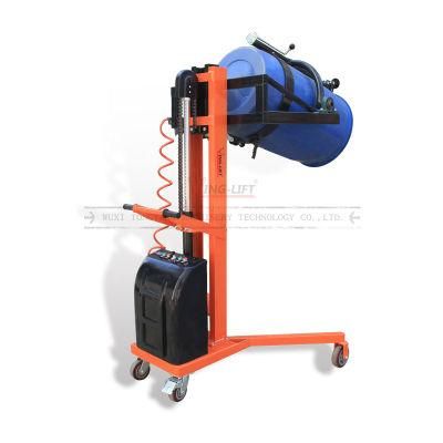 Electric Hydraulic Lifting Height 1100mm and Rotating Capacity 300kg Drum Rotator with Weighing Scale