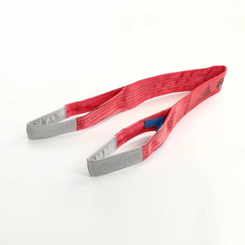 5t Eye-Eye Polyester Flat Woven Duplex Industrial Lifting Webbing Sling Belt