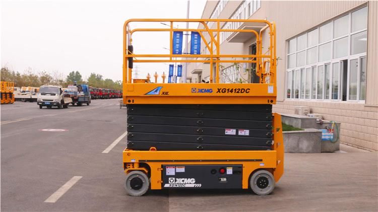 XCMG Manufacturer Xg1412DC 14m Mobile Portable Electric Scissor Lift