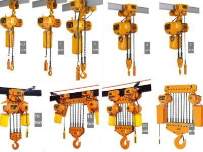 0.5 to 5ton Top Quality Electric Chain Hoist Electric Puller Crane