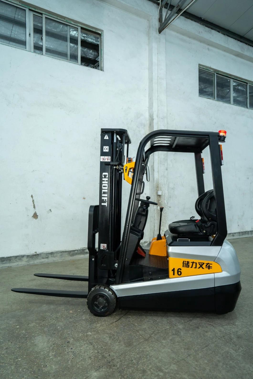 Three-Wheeled 1.6 Ton High-Quality Electric Forklift