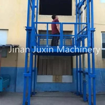 300kg-3000kg Guide Rail Lift /Telescopic Lift /Hydraulic Cylinder Cargo Lift