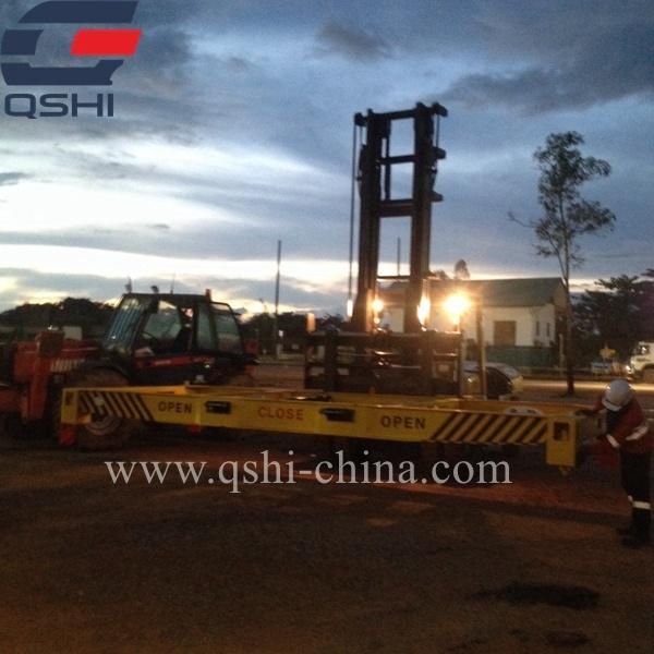 Qshi Innovative Transporting 20FT Container Forklift Attached Spreader