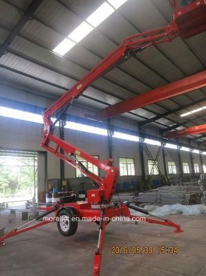 CE Approved Mobile Hydraulic Telescopic Boom Lift for Sale