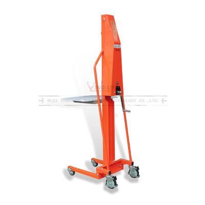 China Manufacturer Hand Forklift Manual Hydraulic Stacker M100 Load Capacity 100kg
