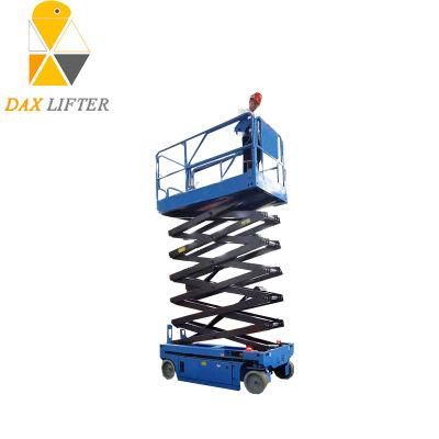 12m Aerial Platform Hydraulic Motorized Self-Propelled Scissor Lift