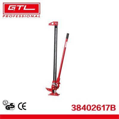 48&quot; Hoisting Auto Tools 1070mm Maximum Lifting Height Heavy Duty High Lifting Ratchet Farmers Farm Jack for Tractors Trucks -Red (38402617B)