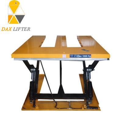 High-Quality Pallet Use E Shape Customizable Mobile Scissor Lift Table