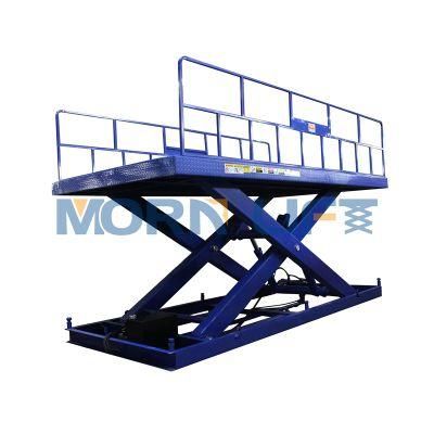 in-Ground Stationary Hydraulic Scissor Car Lift From Morn