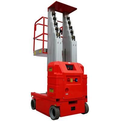 8m 200kg Dual Mast Self Propelled Working Platform Lifter Machine