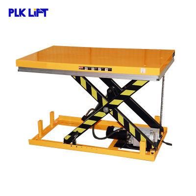 1m 2m Electric Mechanism Scissor Lift Table Platforms