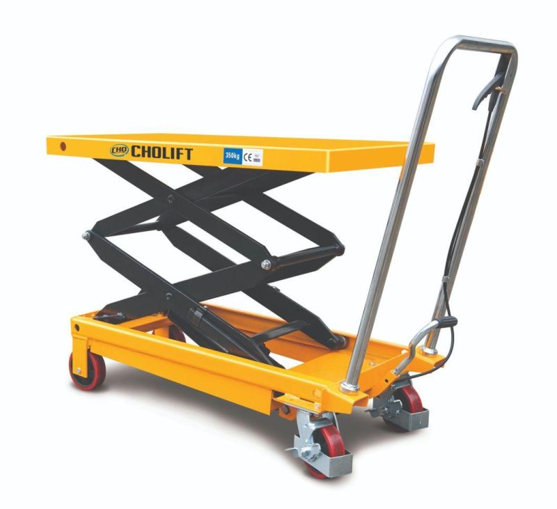 Hydraulic Foot Pump Mechanical Scissor Lift Table with Factory Price