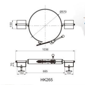 Fork Truck Drum Carrier/Rotators