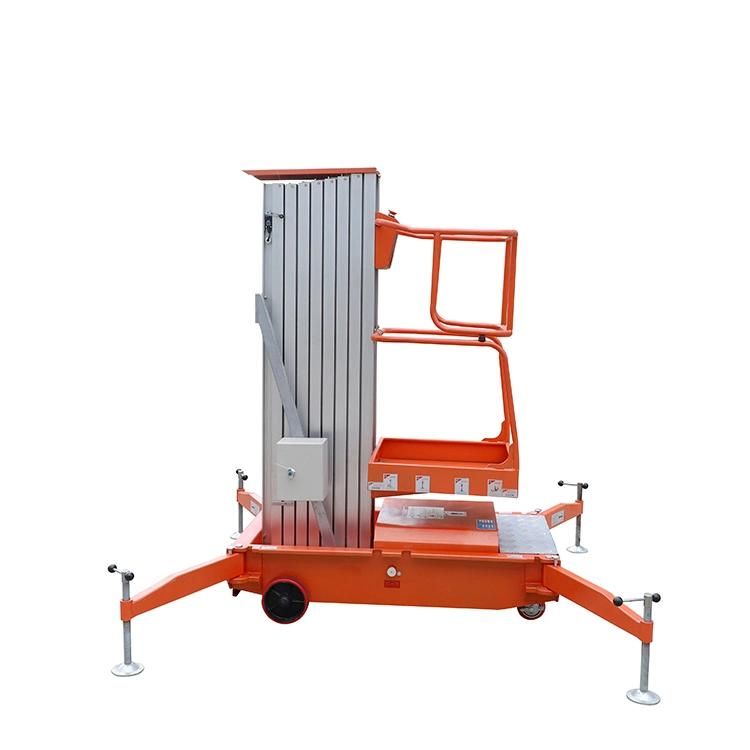 Niuli DC Power 6m Movable Hydraulic Auto Lift Aerial Work Platform Electric Vertical Lifter