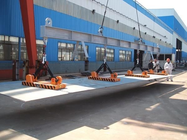 500kg Manual Permanent Magnet Lifter / Hand Lifting Magnet Crane