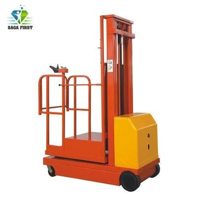 3m to 4.5m Warehouse Mobile Semi Electric Hydraulic Order Picker
