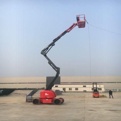 Mobile Hydraulic Folding Arm Boom Lift Crank Arm Aerial Work Platform