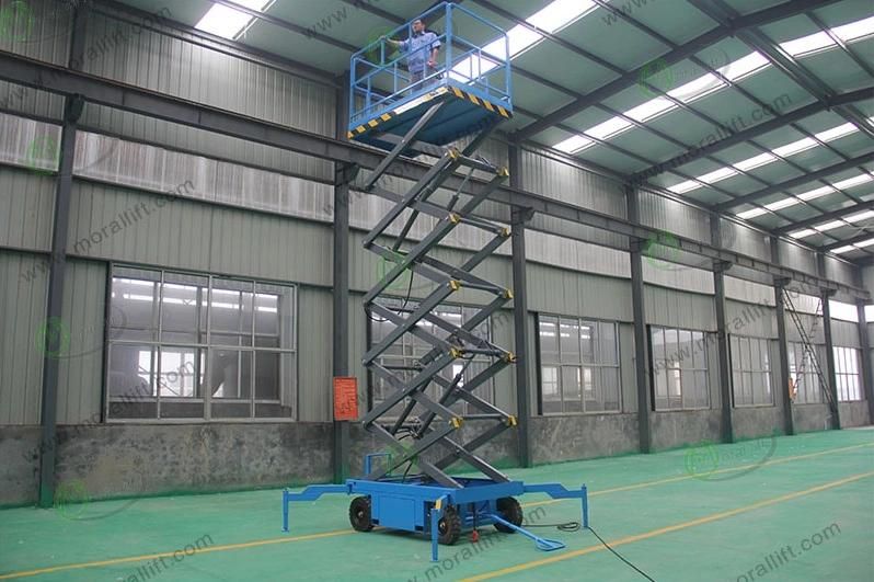 Hydraulilc Mobile Scissor Portable Work Platform