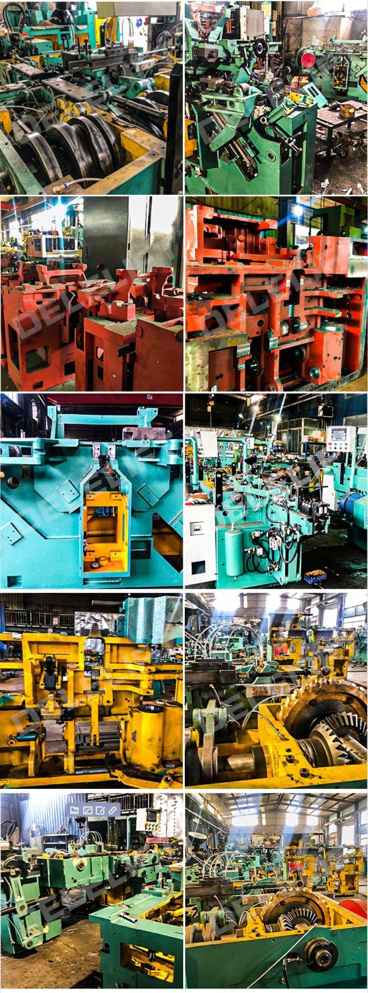 Using Widly G30 G80 4mm-7mm Automatic Bending and Welded Making Chain Machine for Lifting Hoist Loaded Chain Crane Equipment