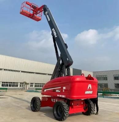 Folding Arm Lift Platform Hydraulic Articulating Telescopic Boom Lift Platform Mobile Electric Lift Spider Lift