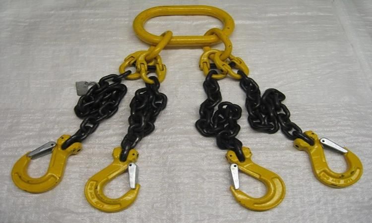 Factory Wholesale Custom Alloy Steel G80 Blackened Lifting Chain Sling