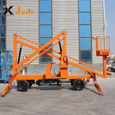 Folding Crank Arm Aerial Platform Hydraulic Towable Aerial Boom Lift