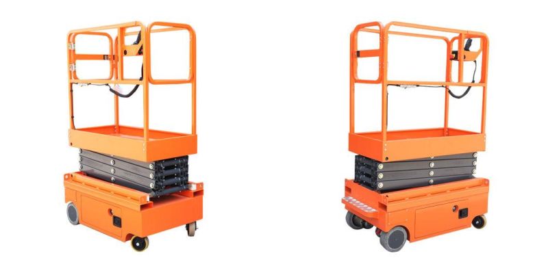 CE and ISO Mini 3-3.9m Aerial Work Platform Hydraulic Mobile Scissor Lift