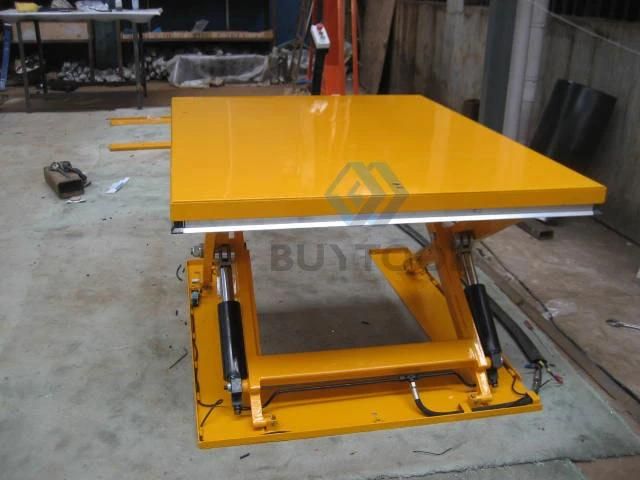 Low-Profile Hydraulic Lift Table with Optional Loading Ramp