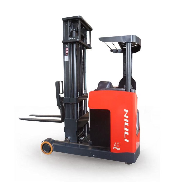 2000kg 2ton Electric Reach Stacker Forklift