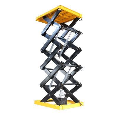 4m 500kg Warehouse Hydraulic Materials Lifter Electric Scissor Lift Tables