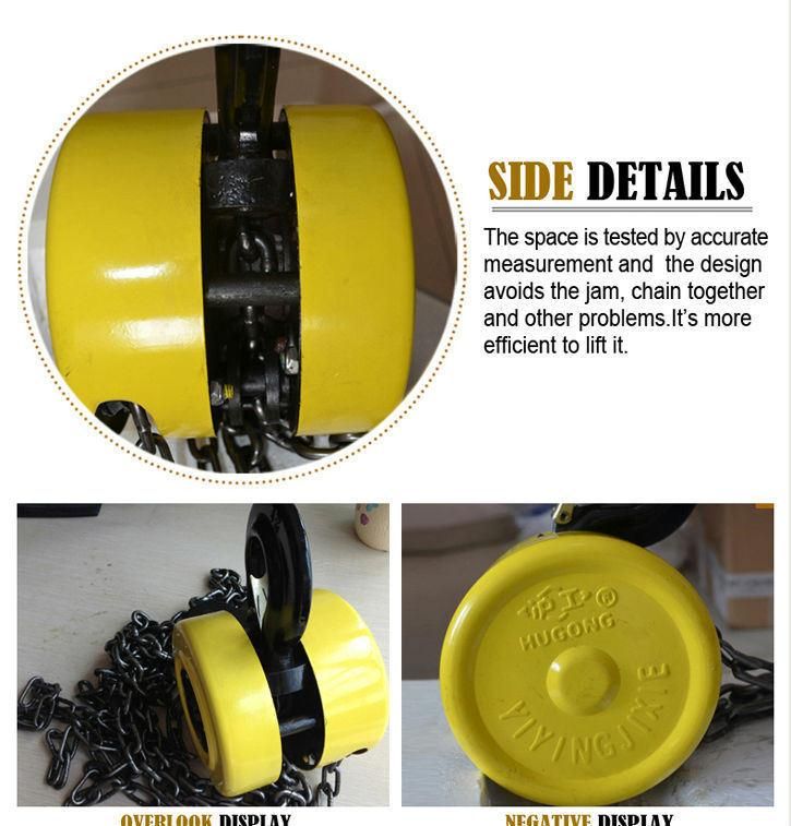 3t 3m Manual Lifting Hoist Chain Block