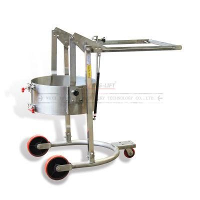 Manual Stinless Steel Drum Tilter and Lifter with Loading Capacity 300kg for Sales