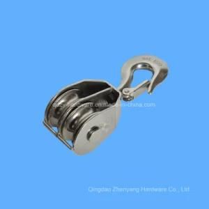 Double Sheave Pulley with Hook
