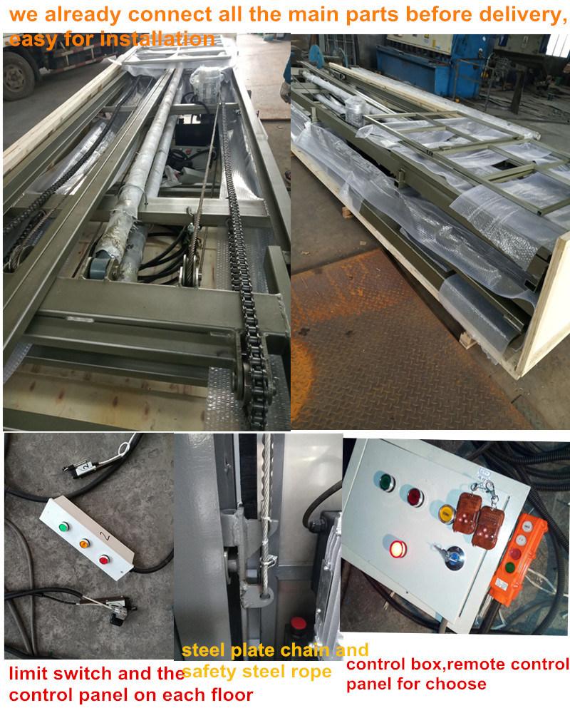 Leading-Rail Hydraulic Cargo Lift Platform