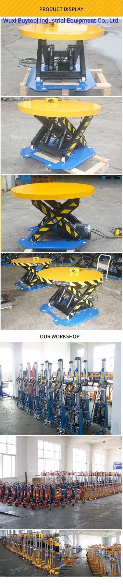 Electric Hydraulic Work Positioner Lift Table