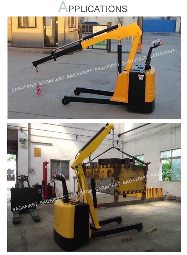 Heavy Duty Auto Movable Jib Floor Shop Crane