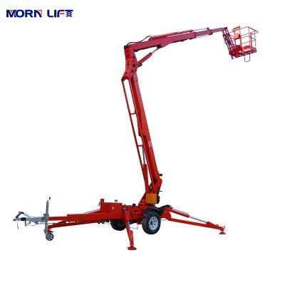 Tree Care and Maintance Telescopic Trailer Boom Lift for Sale
