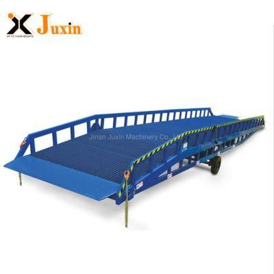 8 Tons Heavy Duty Adjustable Height Forklift Container Warehouse Yard Ramp Mobile Loading Dock Ramp for Sale