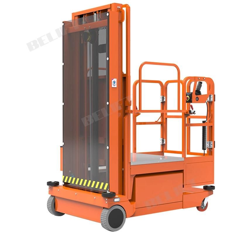 4m-7m Warehouse Hydraulic Cargo Lift machinery Elelctric Order Picker