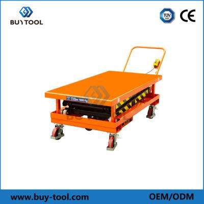 DC Powered Portable Lift Tables 78&quot; Lifting Height